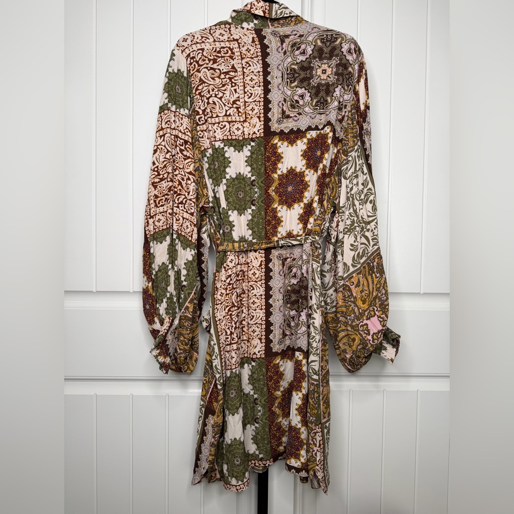 Talisman Bohemian Patchwork Dress - image 4